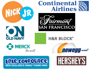 Name Brands, retailers, Corporate/Adult events